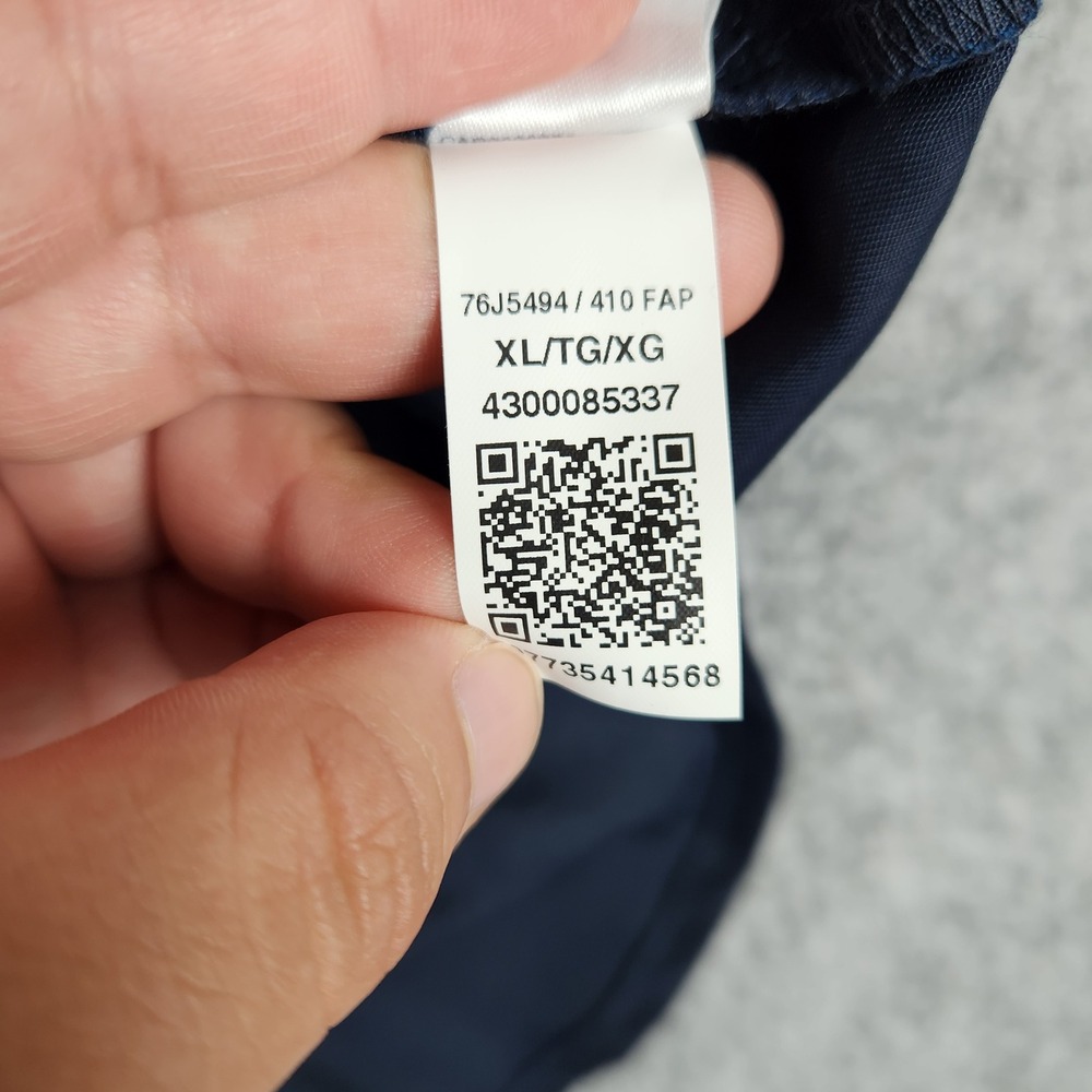 NWT Tommy Hilfiger Utility Shirt Women‎ XL Blue Lyocell Roll Tab Blouse Midnight - Picture 11 of 14